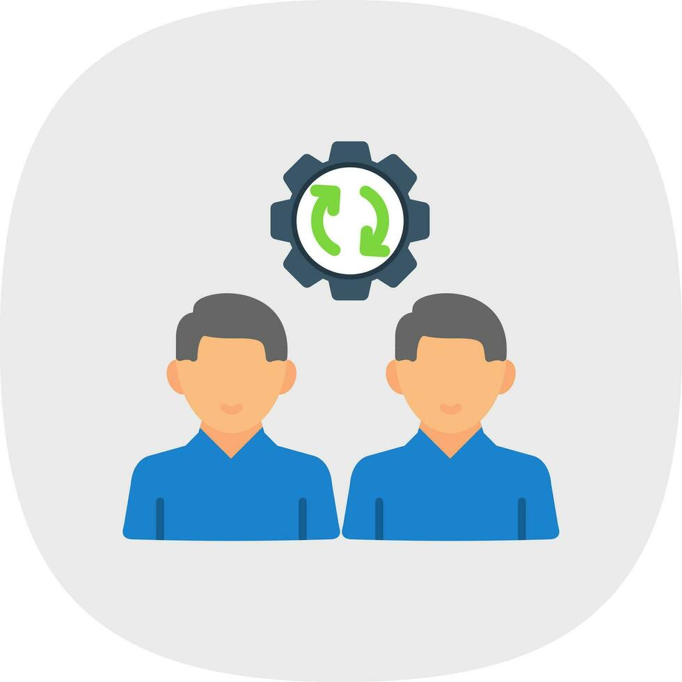 Change Management Vector Icon Design