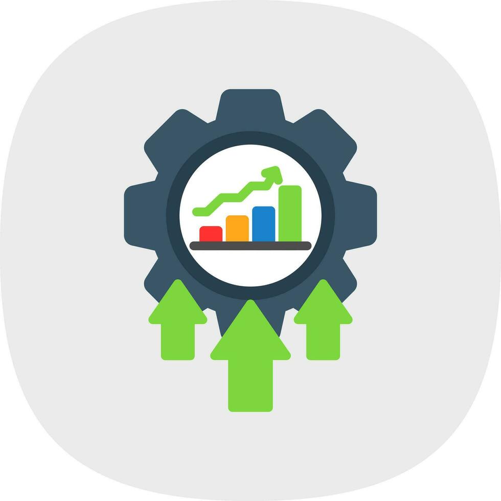 Continuous Improvement Vector Icon Design