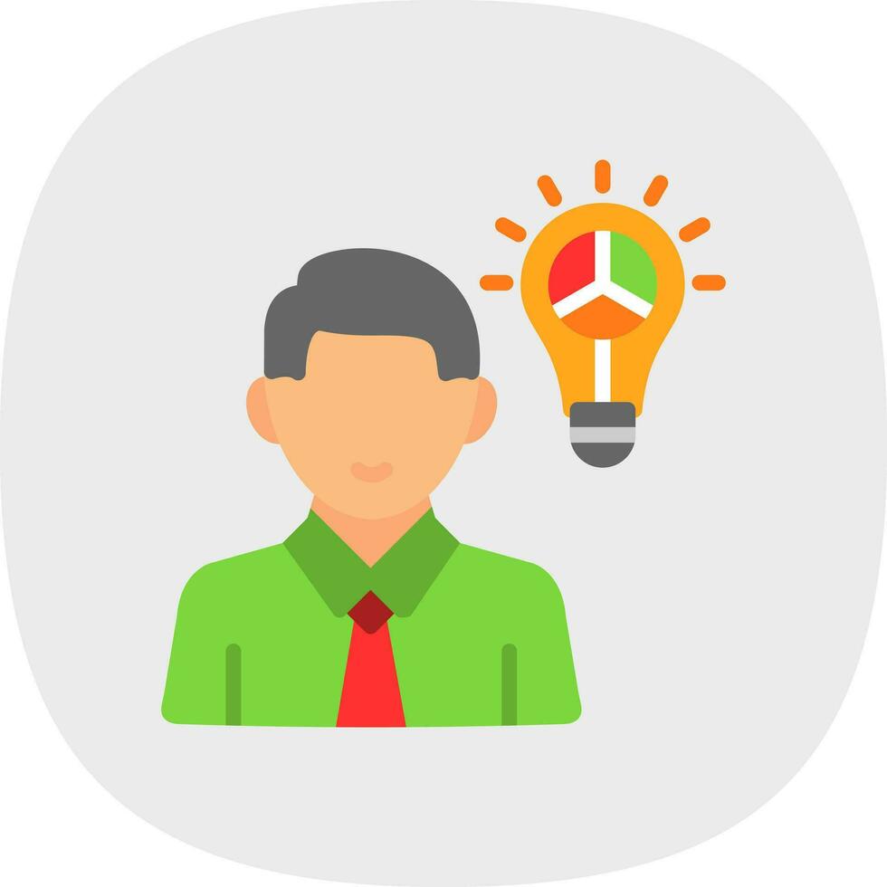 Strategic Thinking Vector Icon Design