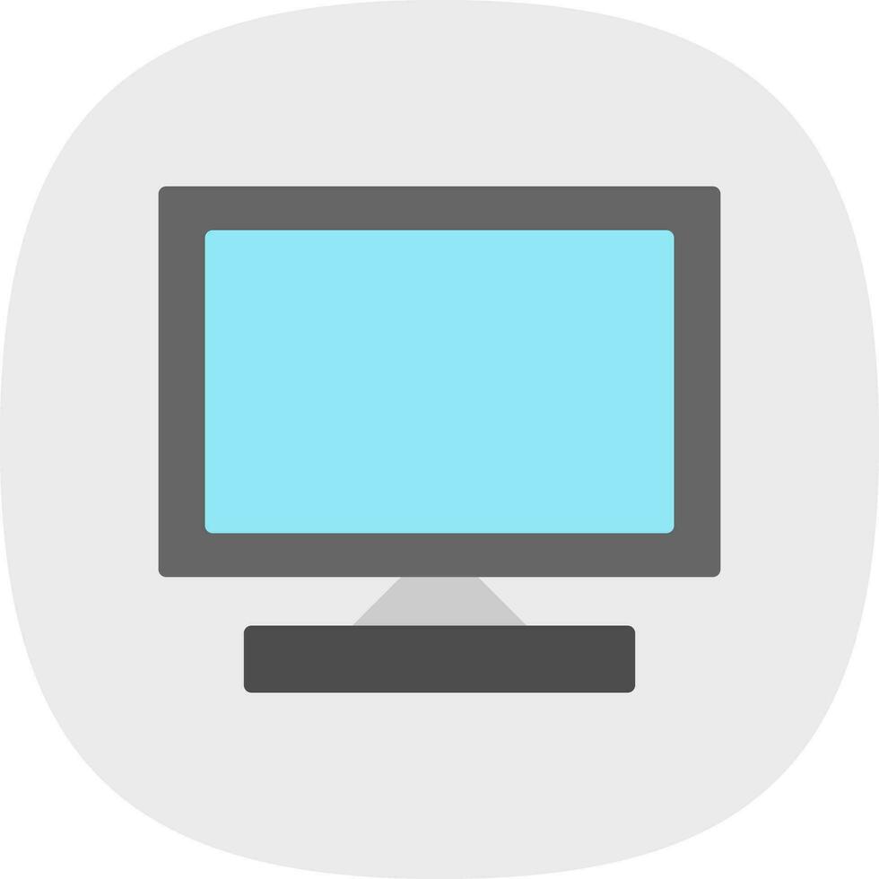 Monitor Screen Vector Icon Design