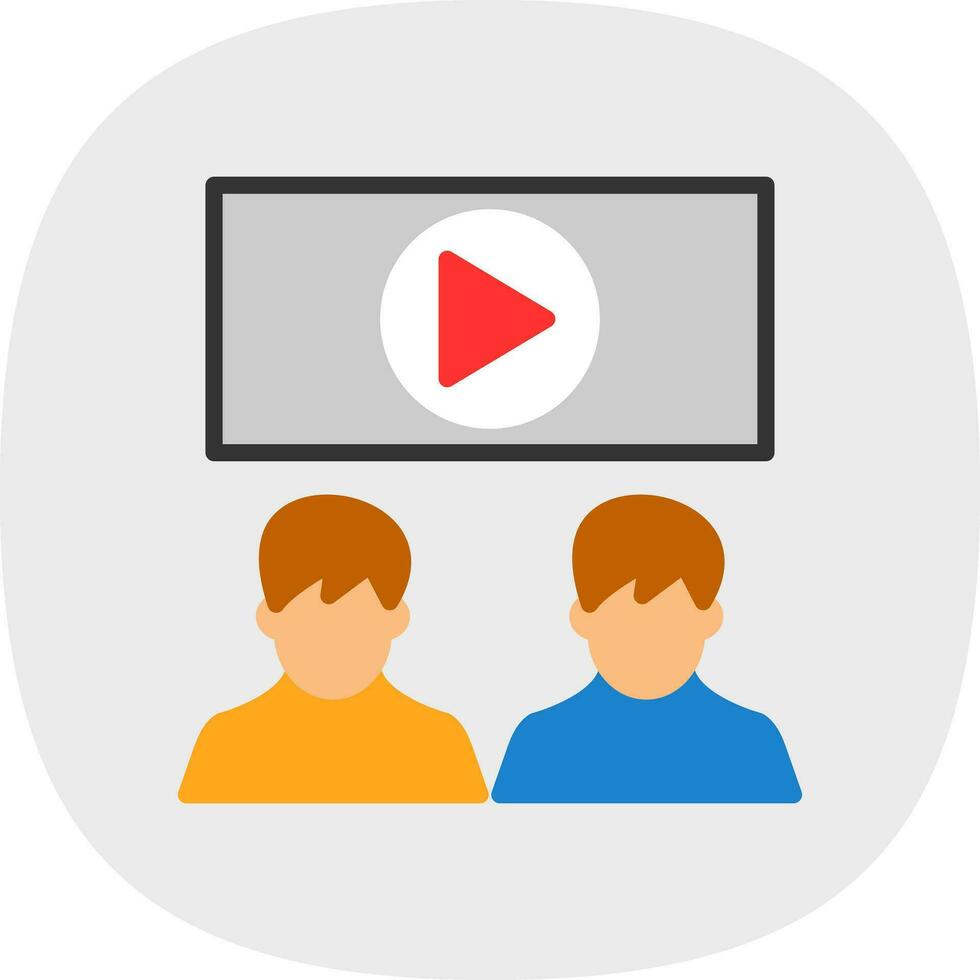 Viewership Vector Icon Design