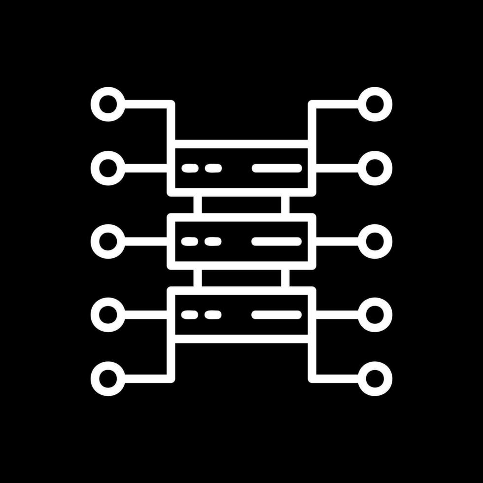 Organizational Structure Vector Icon Design
