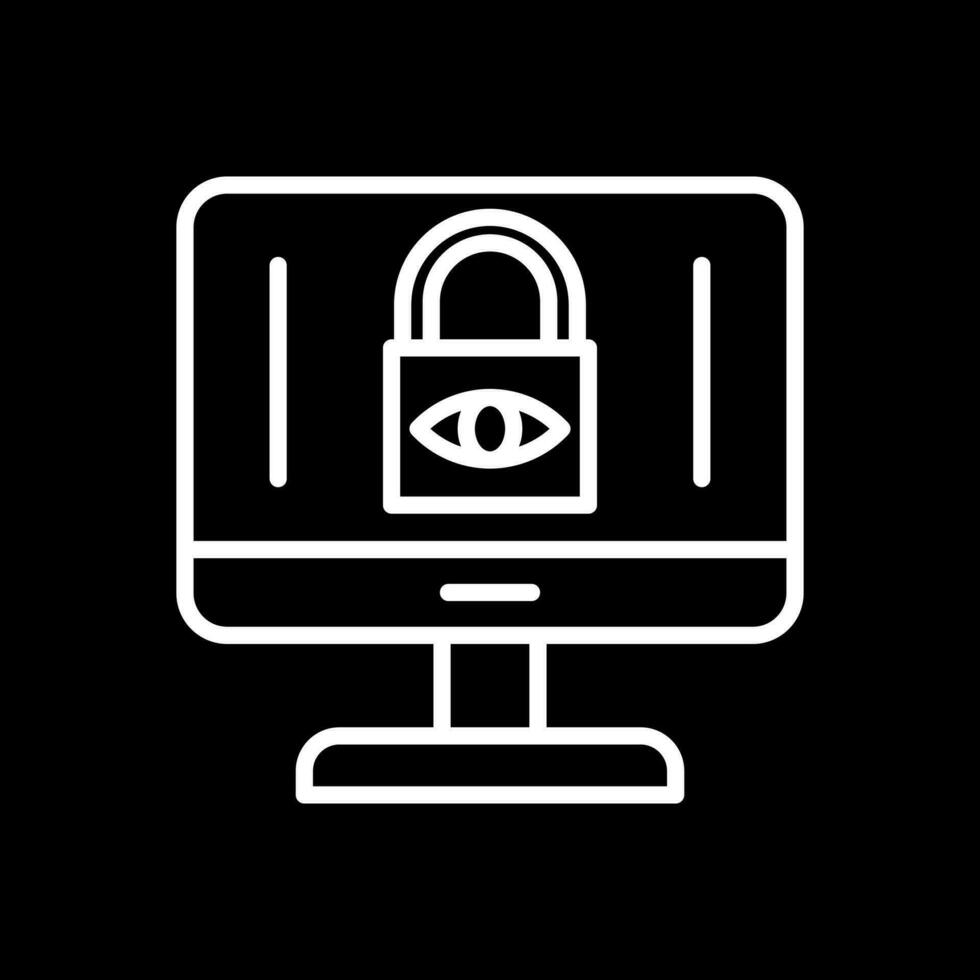 Internet Privacy Concerns Vector Icon Design