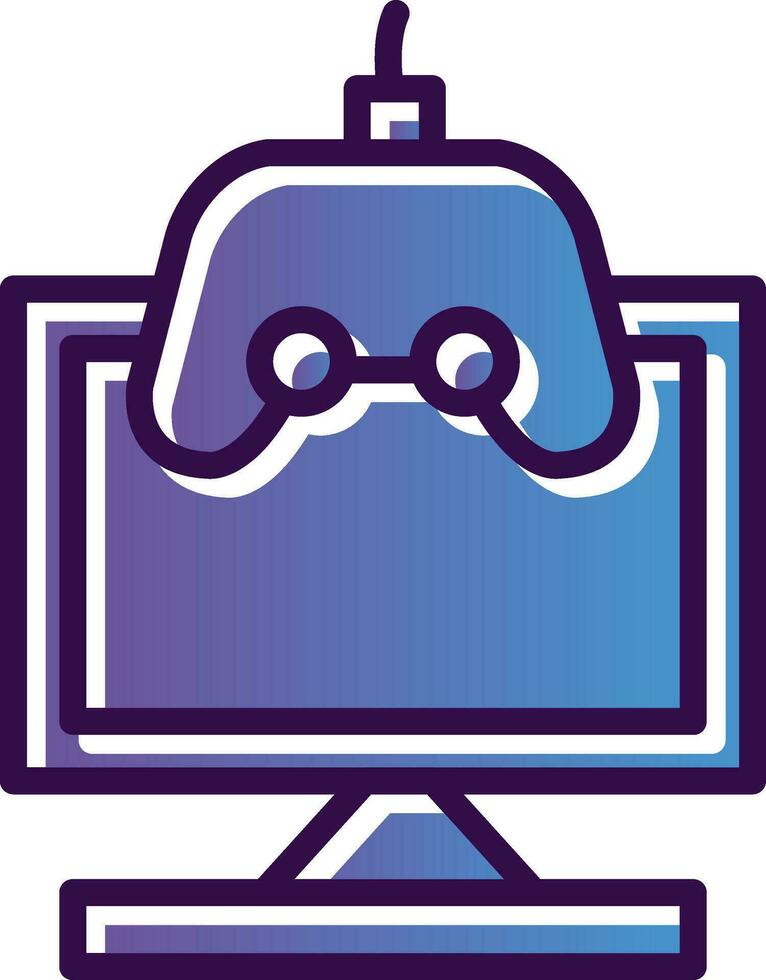 Monitor Vector Icon Design