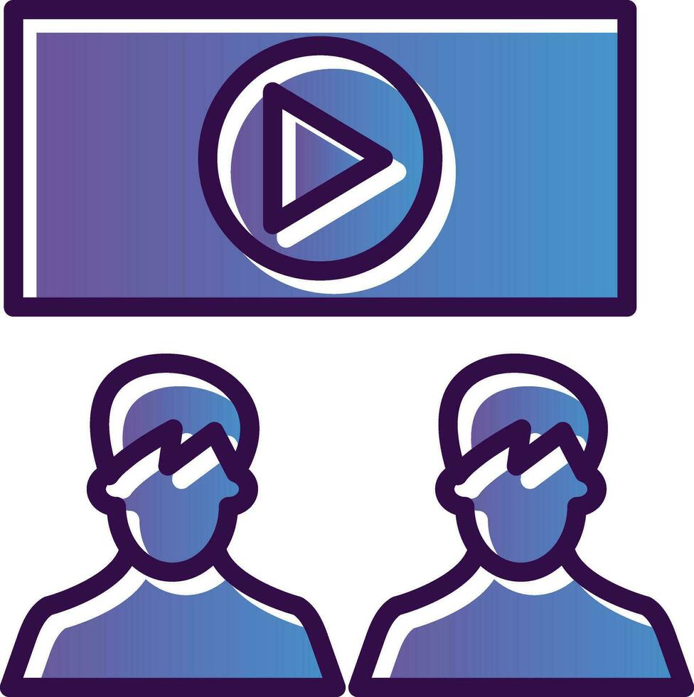 Viewership Vector Icon Design
