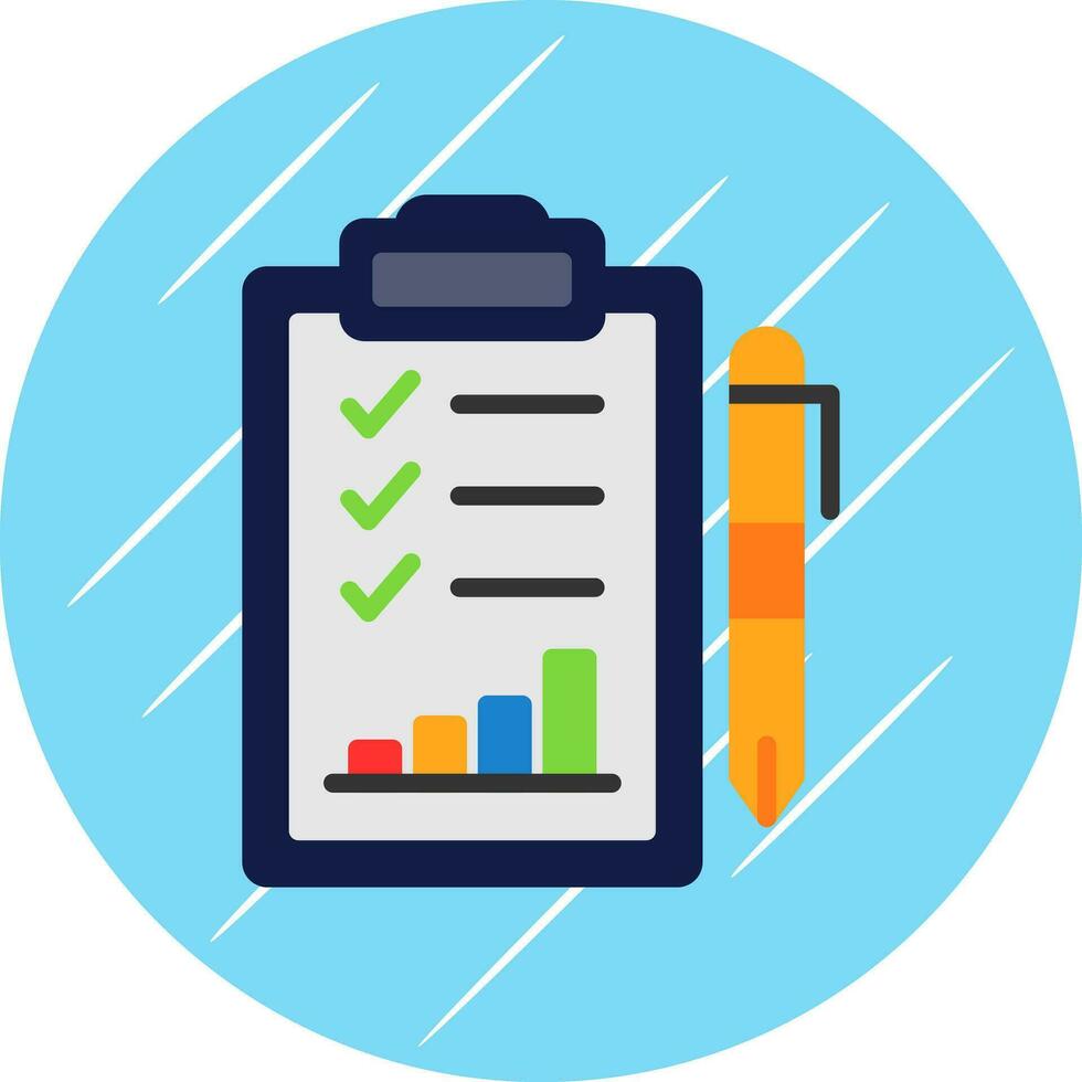 Performance Evaluation Vector Icon Design