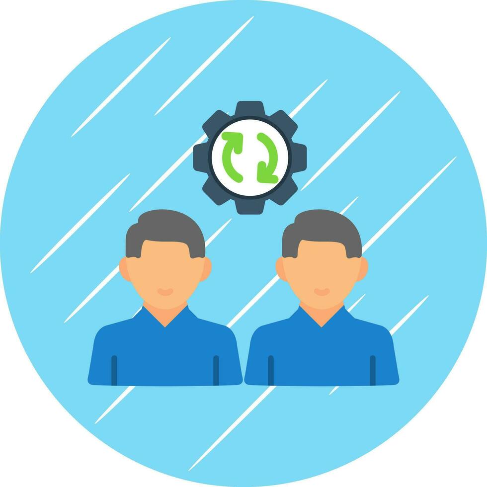 Change Management Vector Icon Design