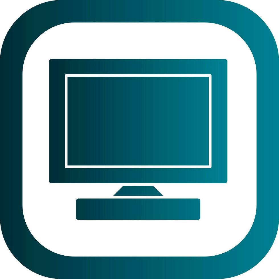 Monitor Screen Vector Icon Design