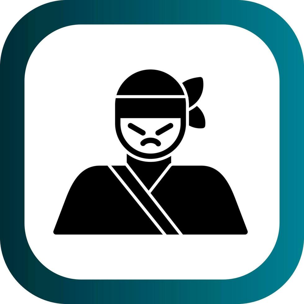 Ninja Vector Icon Design