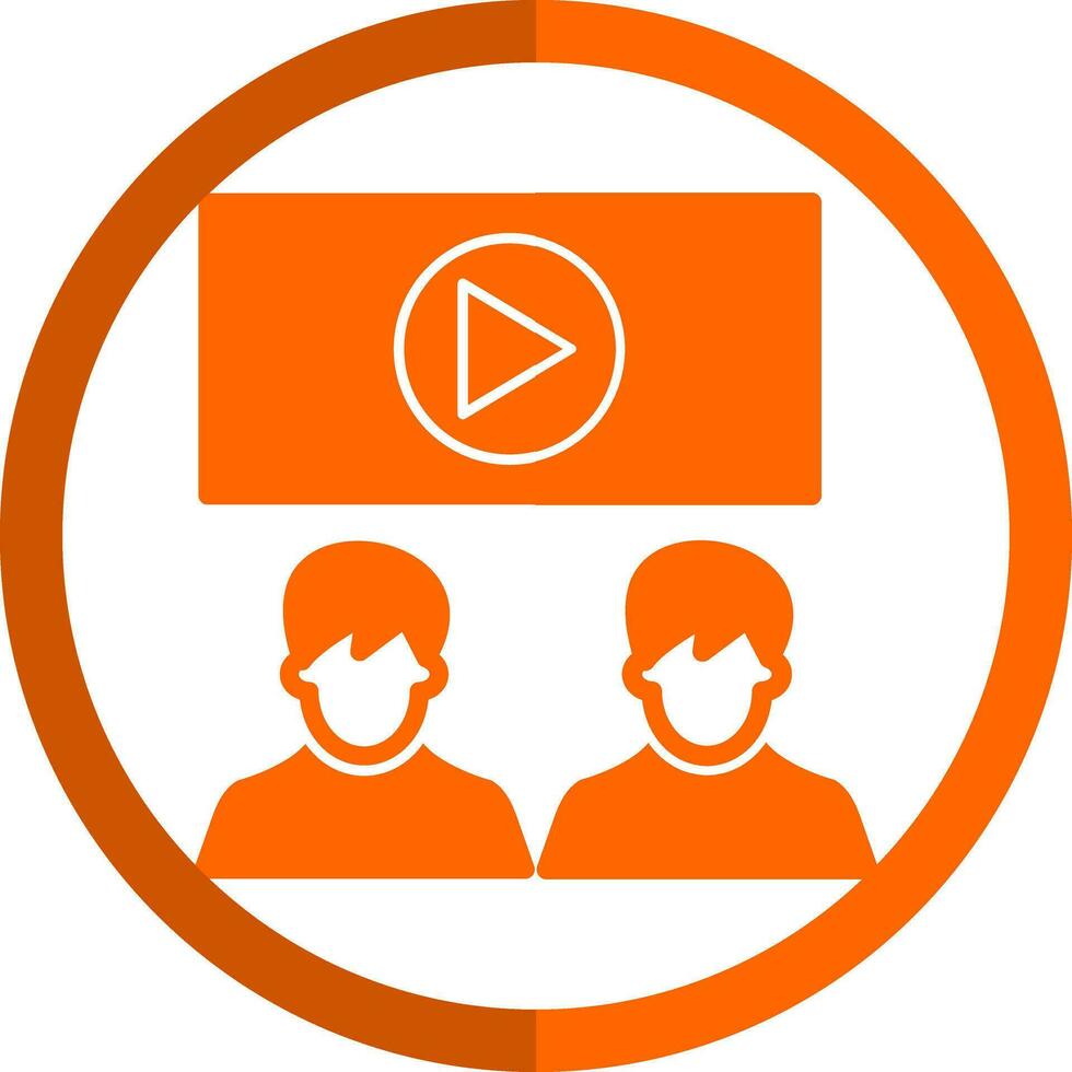Viewership Vector Icon Design
