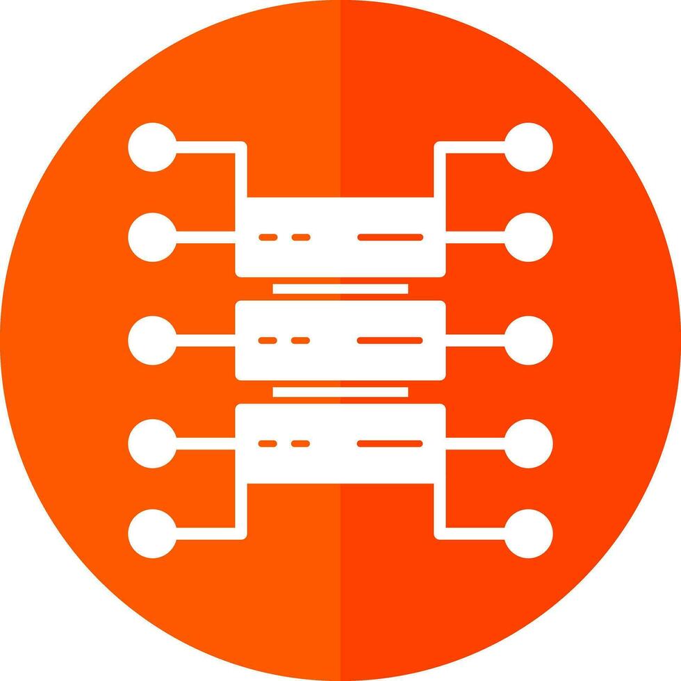 Organizational Structure Vector Icon Design