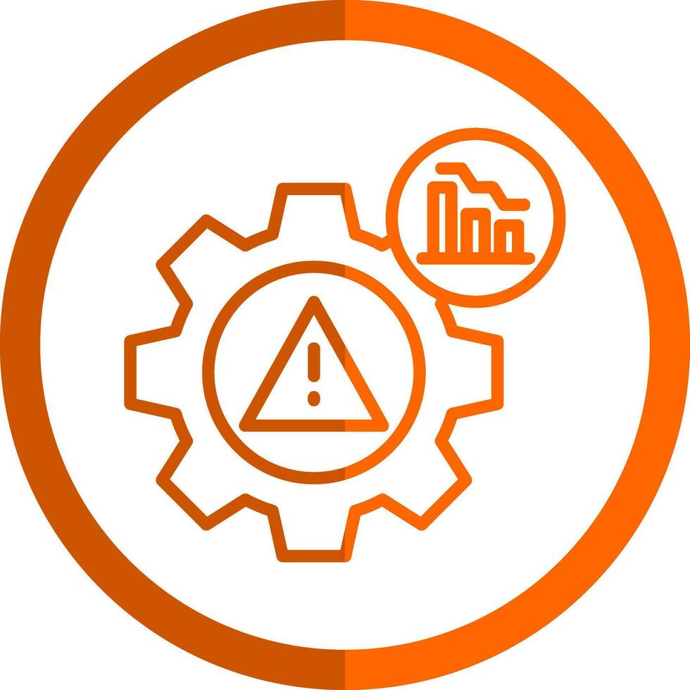 Risk Mitigation Vector Icon Design