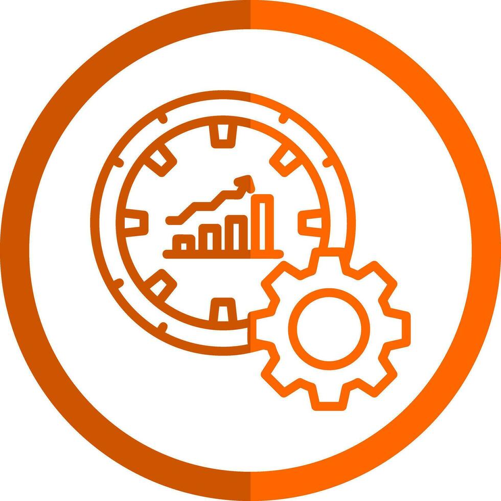 Performance Metrics Vector Icon Design