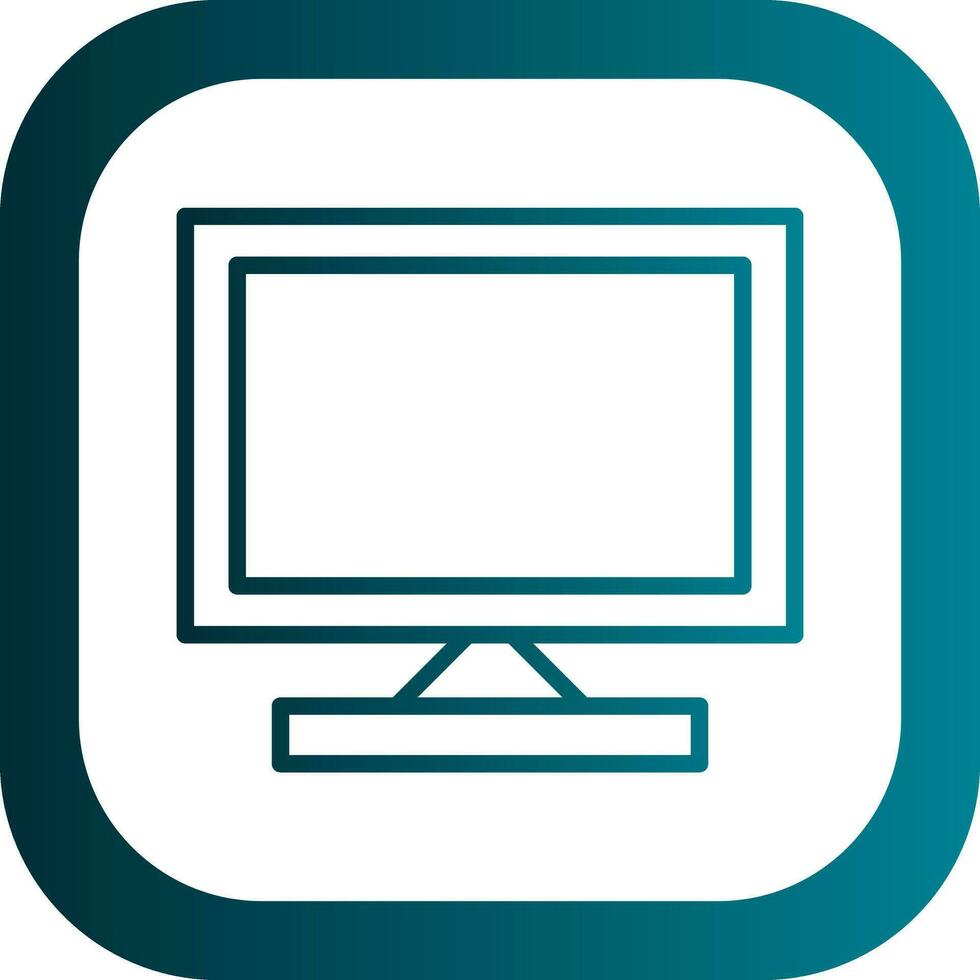 Monitor Screen Vector Icon Design
