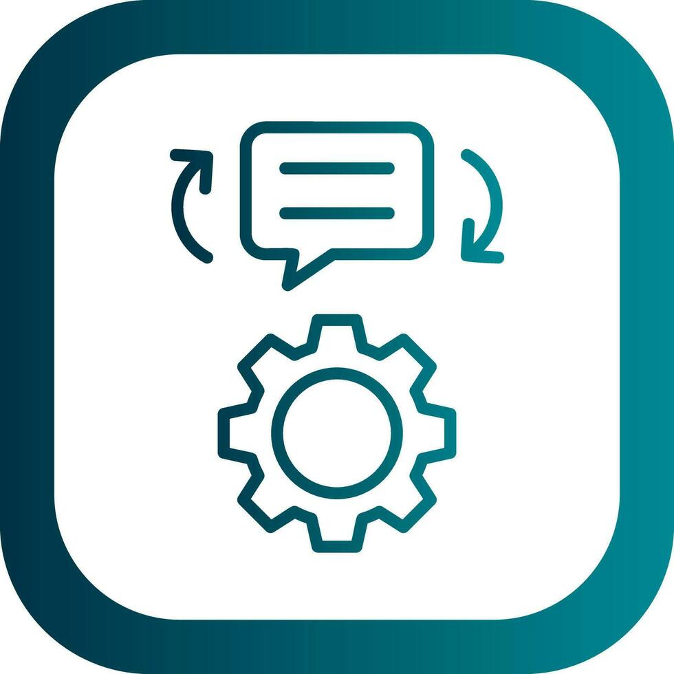 Feedback Mechanisms Vector Icon Design