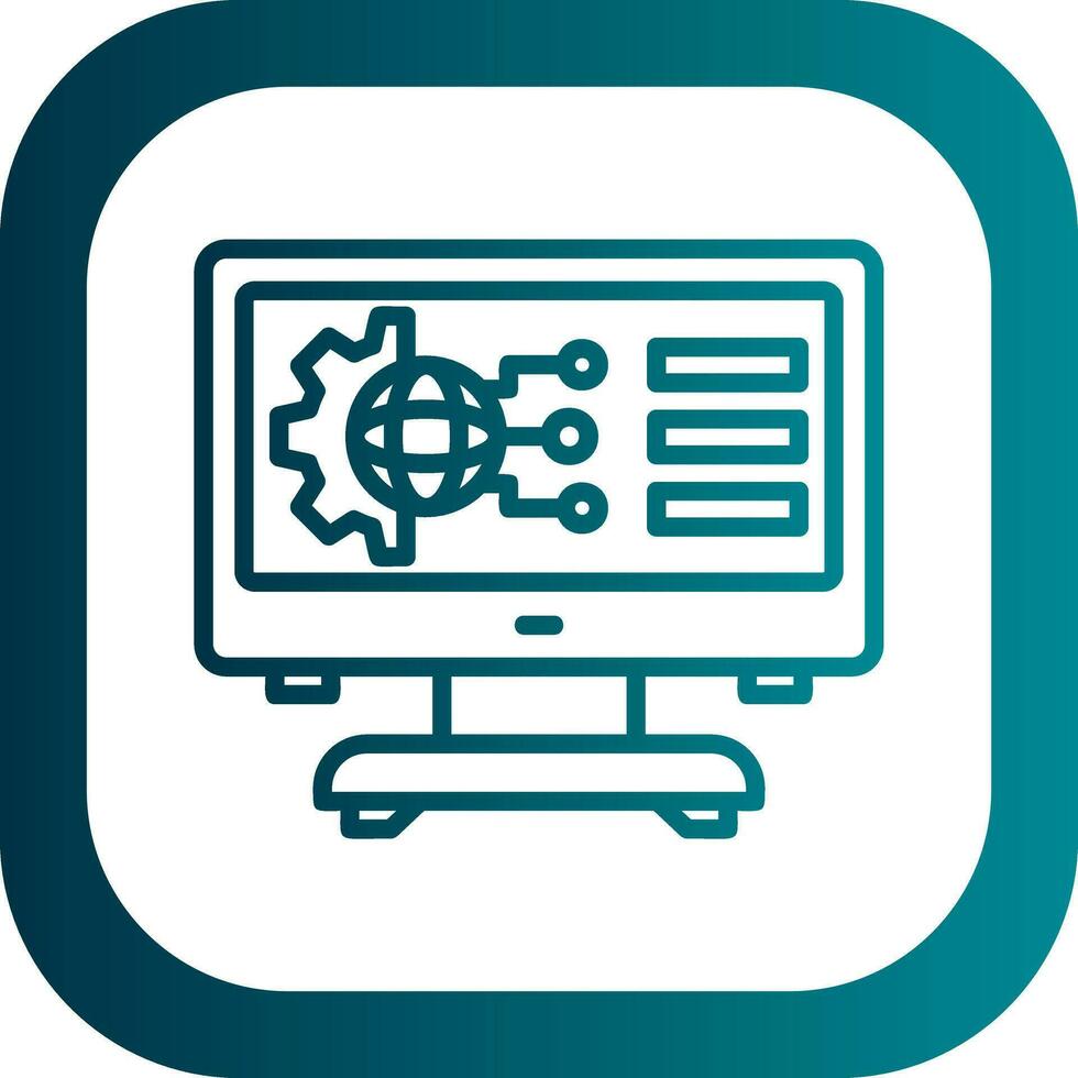 Digital Transformation Vector Icon Design