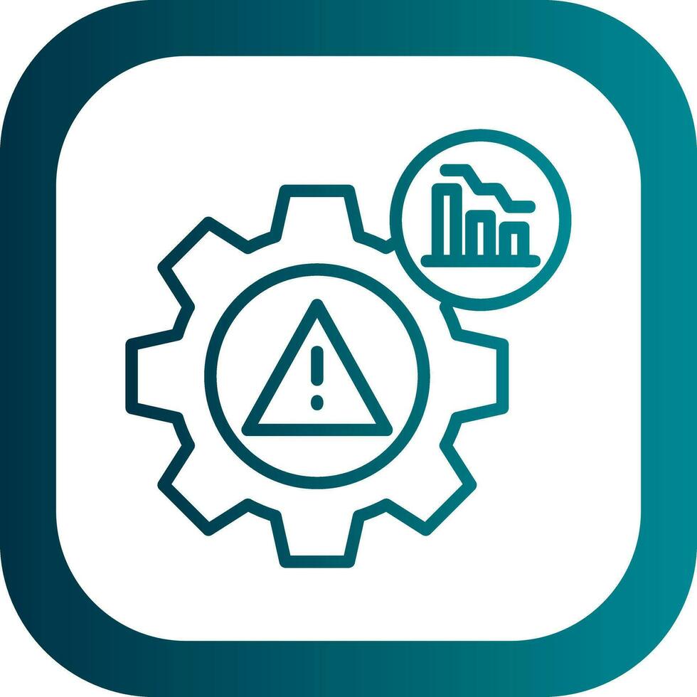 Risk Mitigation Vector Icon Design