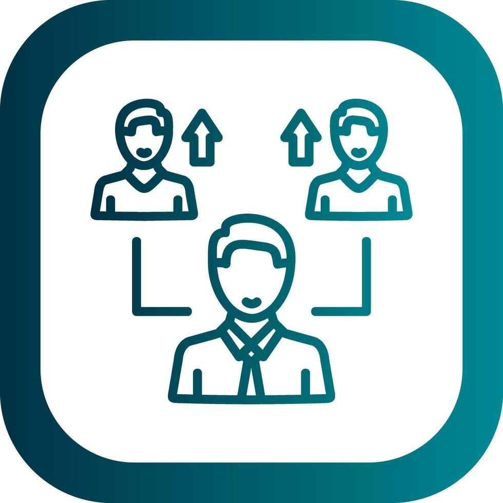 Servant Leadership Vector Icon Design