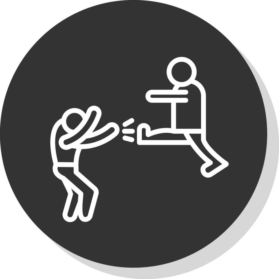 Fighting Vector Icon Design