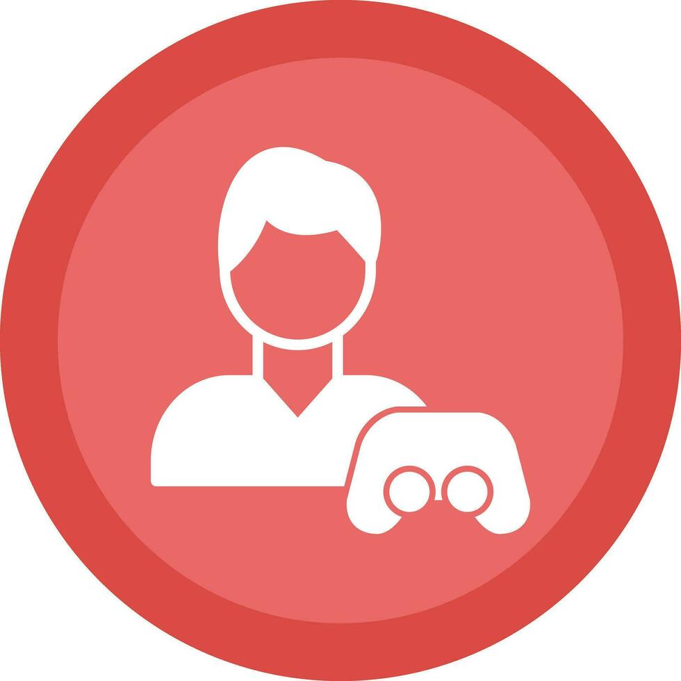 Gamer Vector Icon Design