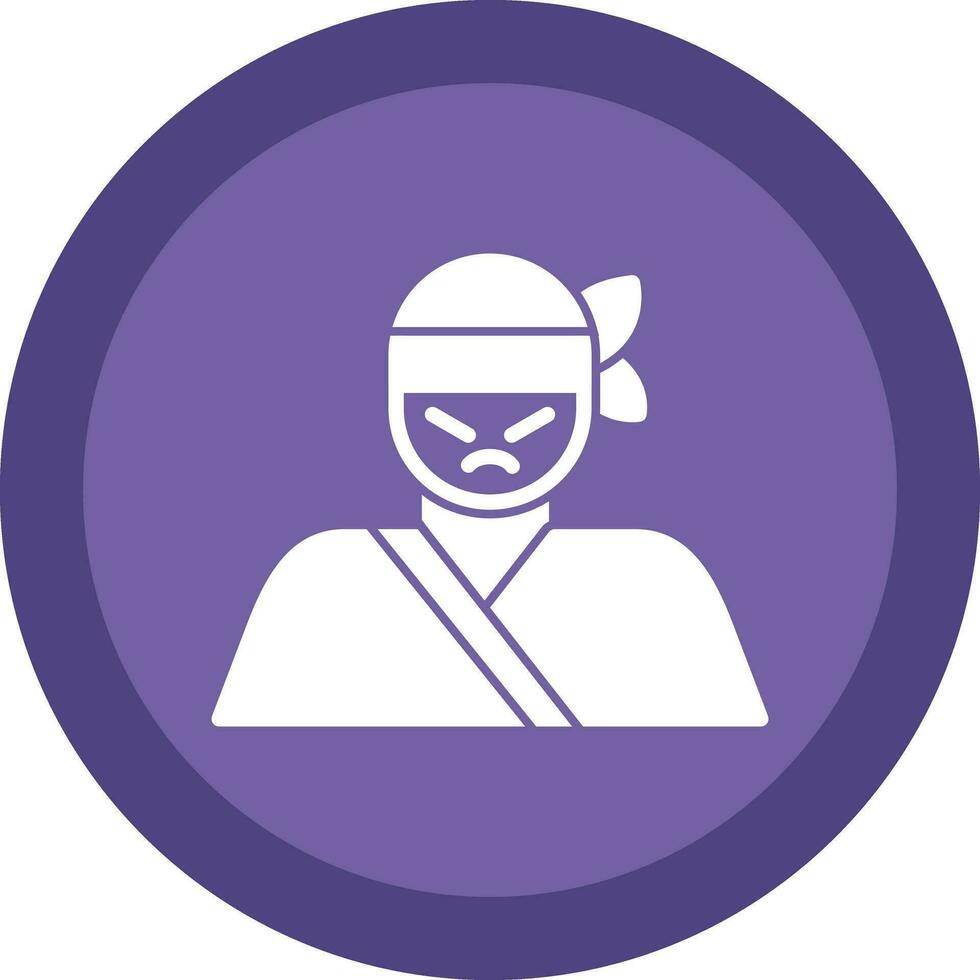 Ninja Vector Icon Design