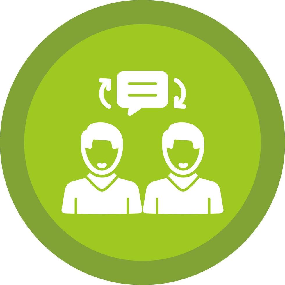 Coaching and Mentoring Vector Icon Design