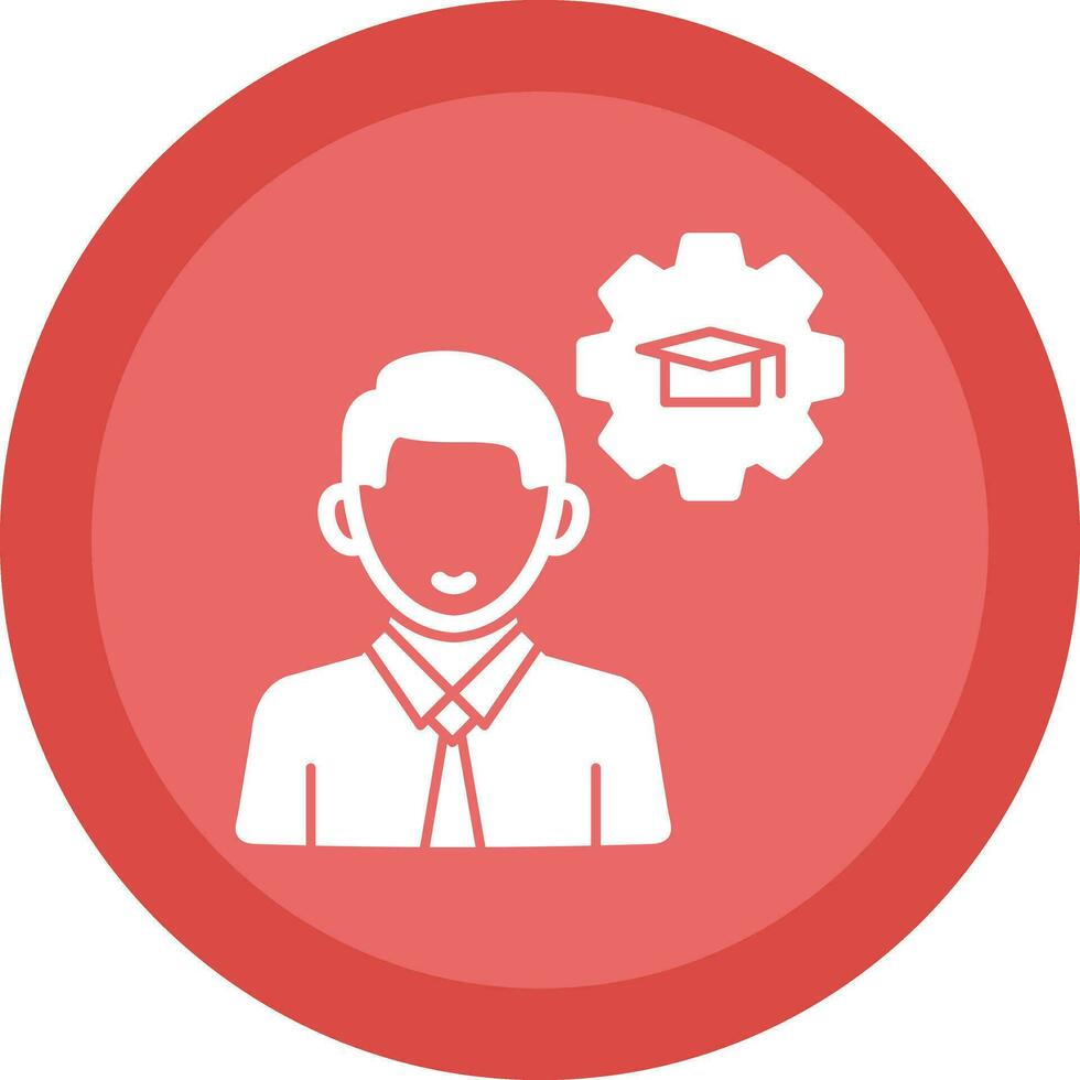 Knowledge Management Vector Icon Design