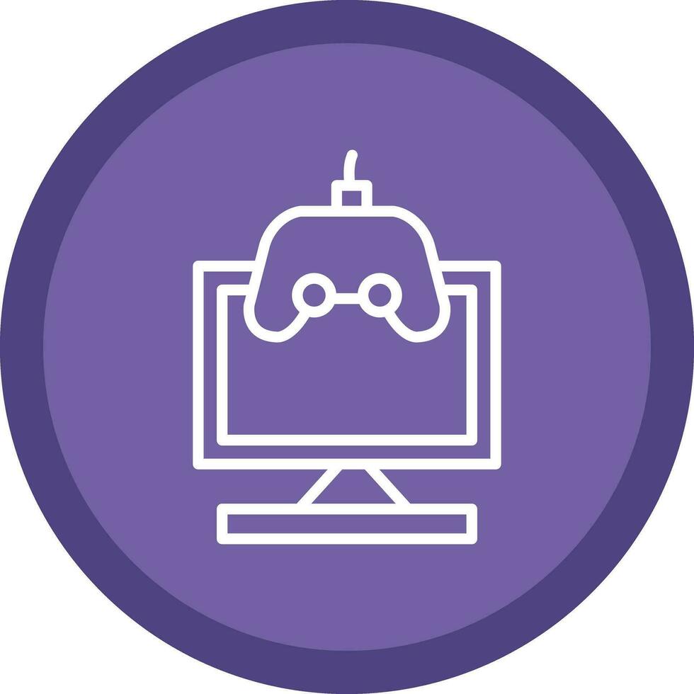 Monitor Vector Icon Design