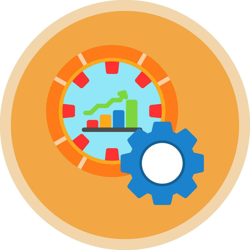 Performance Metrics Vector Icon Design