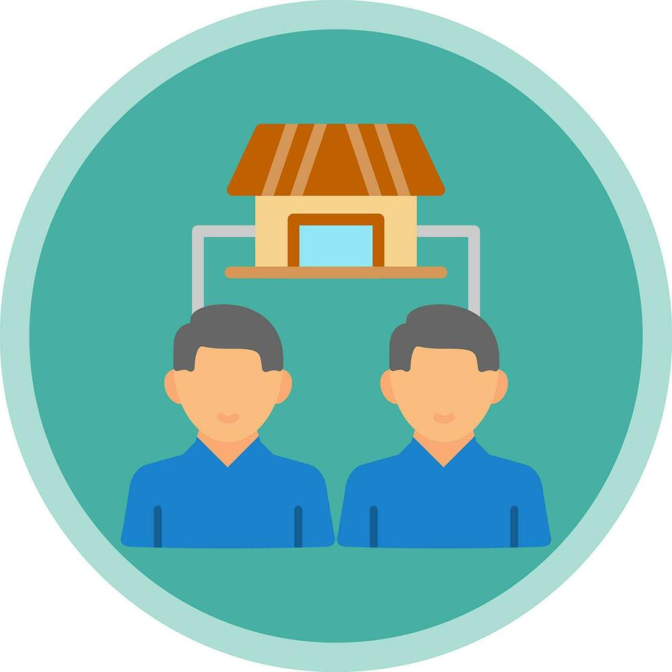 Market Segmentation Vector Icon Design