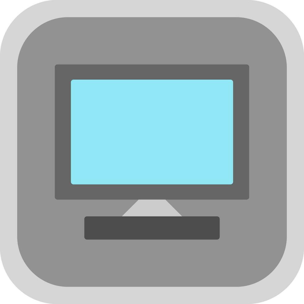 Monitor Screen Vector Icon Design