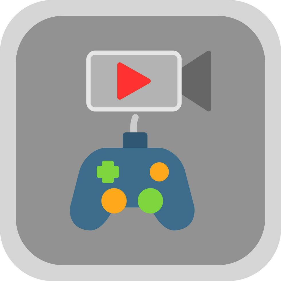 Live Stream Vector Icon Design