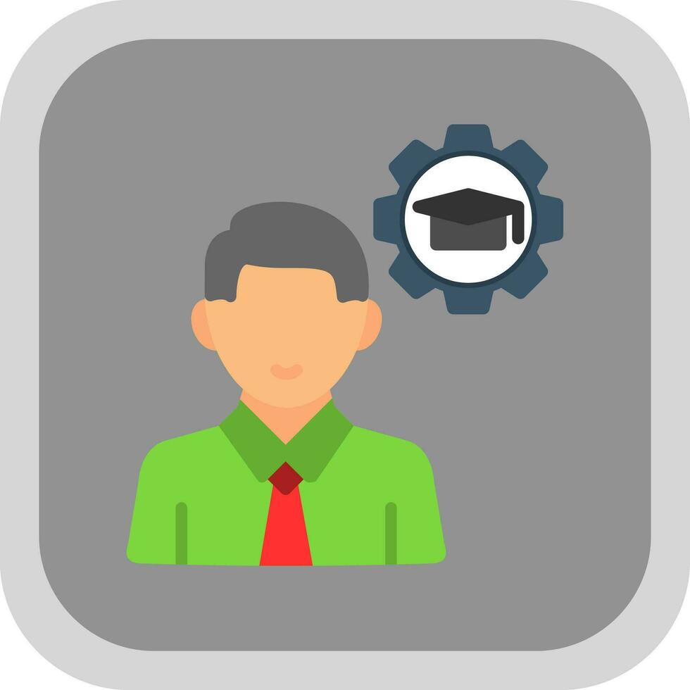 Knowledge Management Vector Icon Design