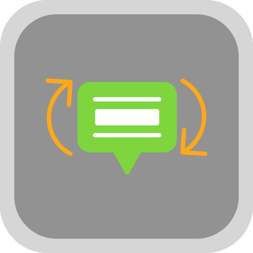 Feedback Loops Vector Icon Design