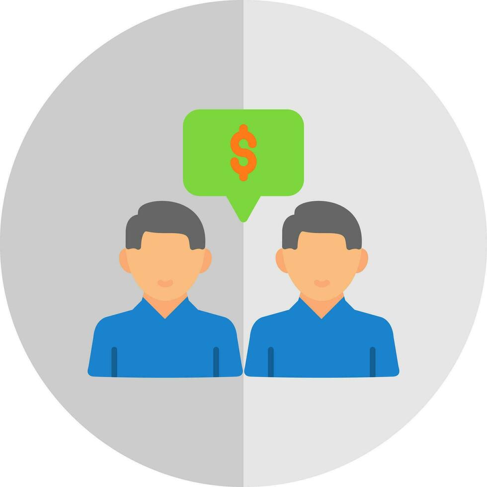 Negotiation Skills Vector Icon Design