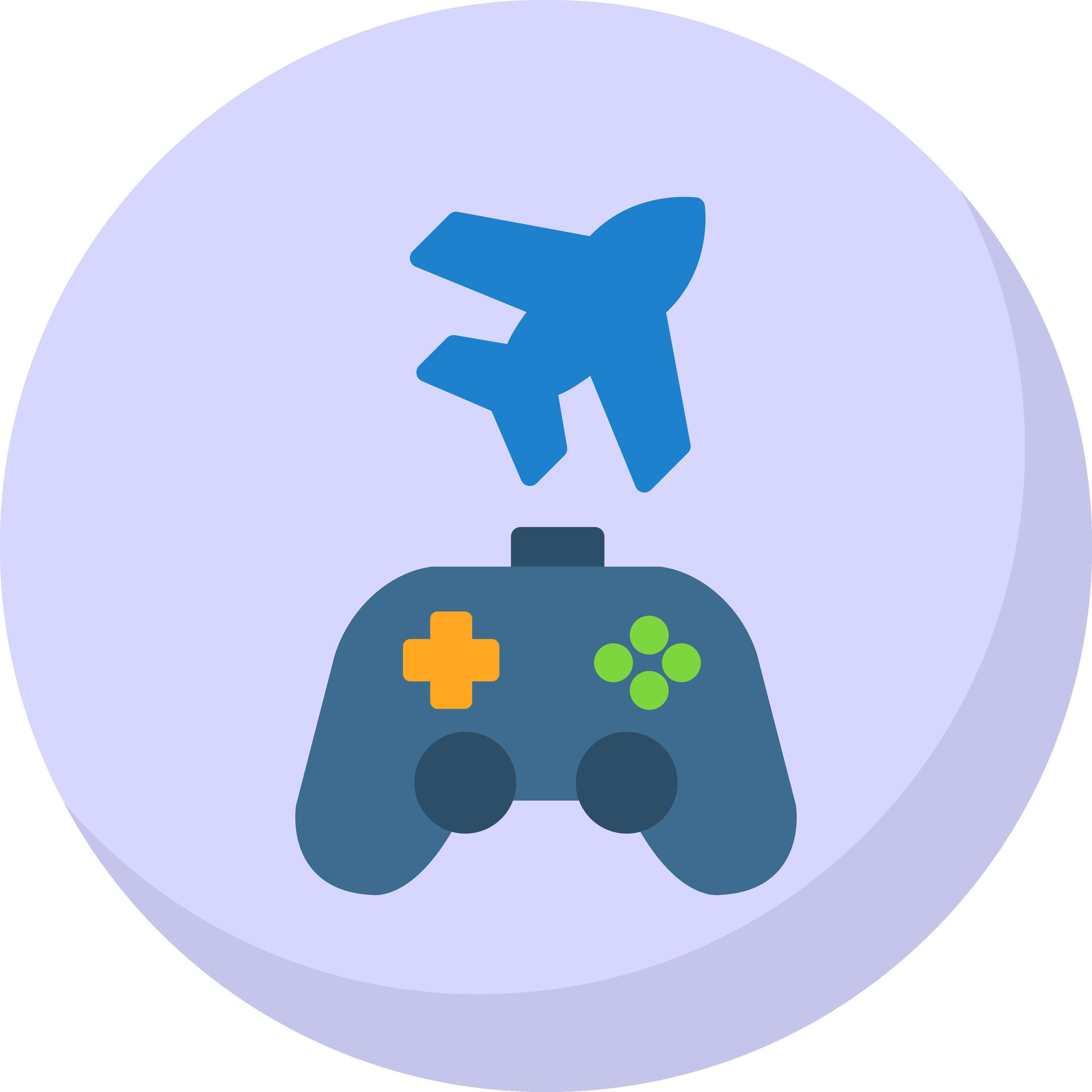 Game plane Vector Icon Design 31973081 Vector Art at Vecteezy