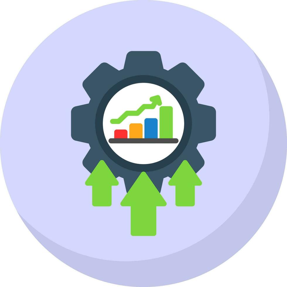 Continuous Improvement Vector Icon Design