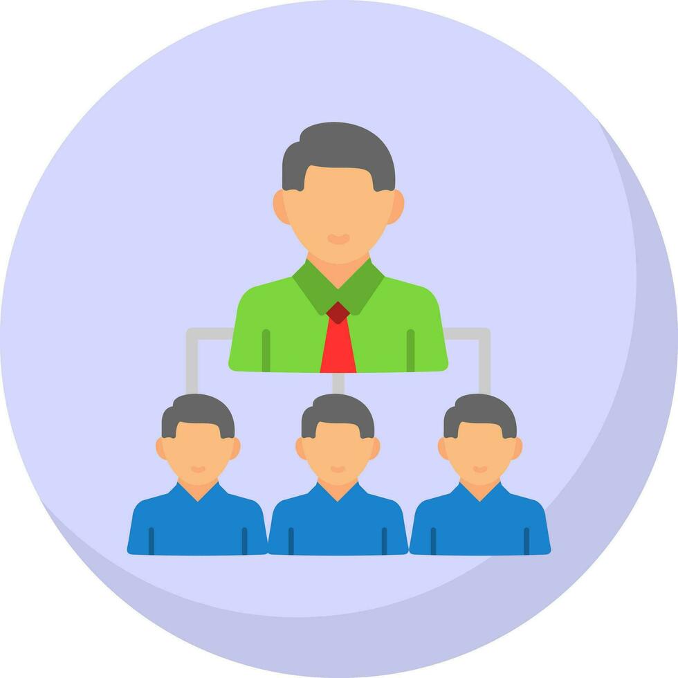 Leadership by Example Vector Icon Design