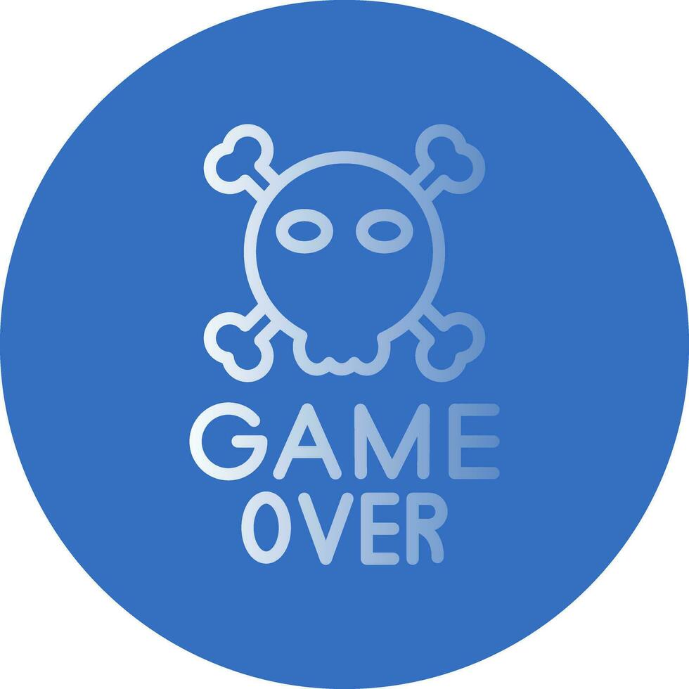 Game Over Vector Icon Design