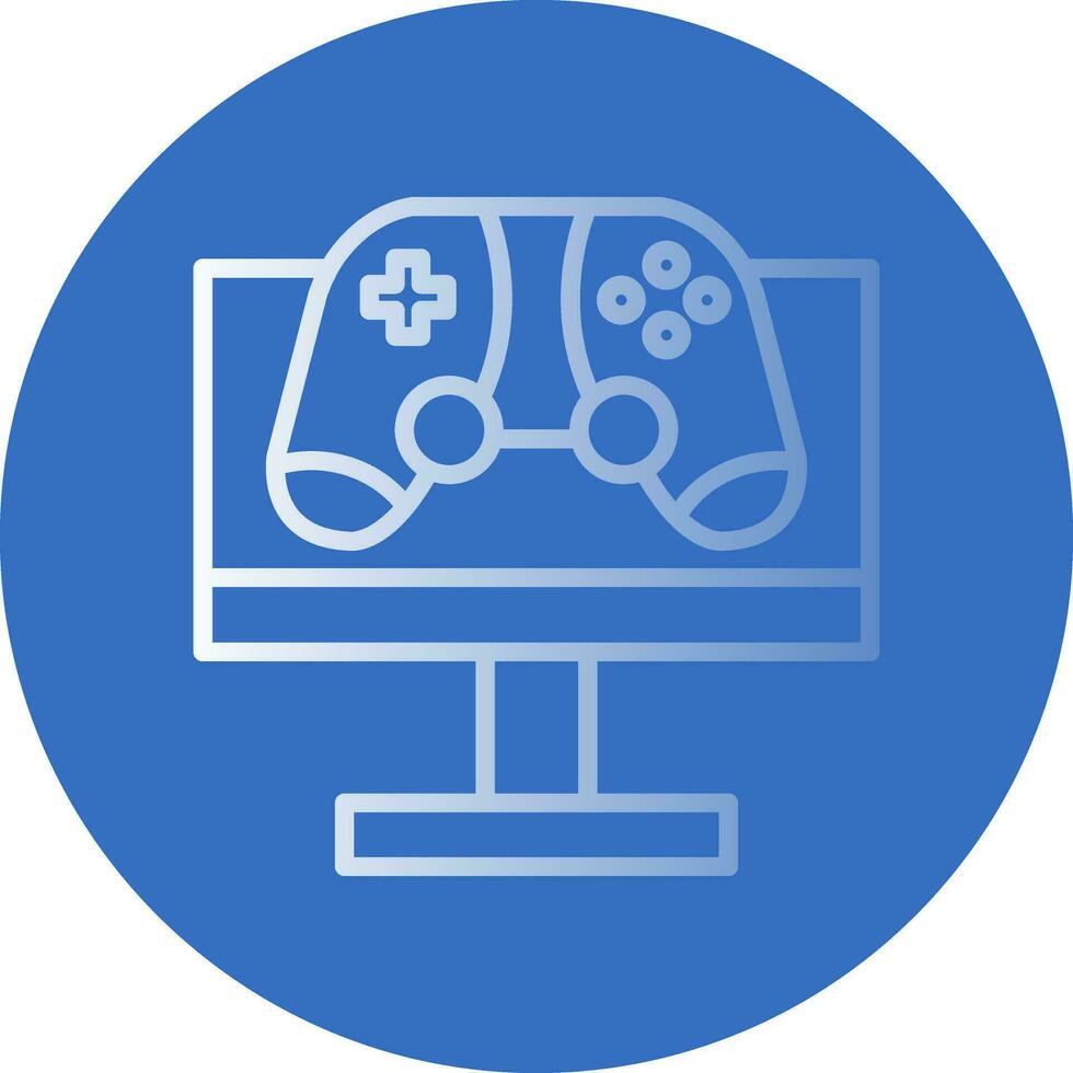Monitor Screen Vector Icon Design