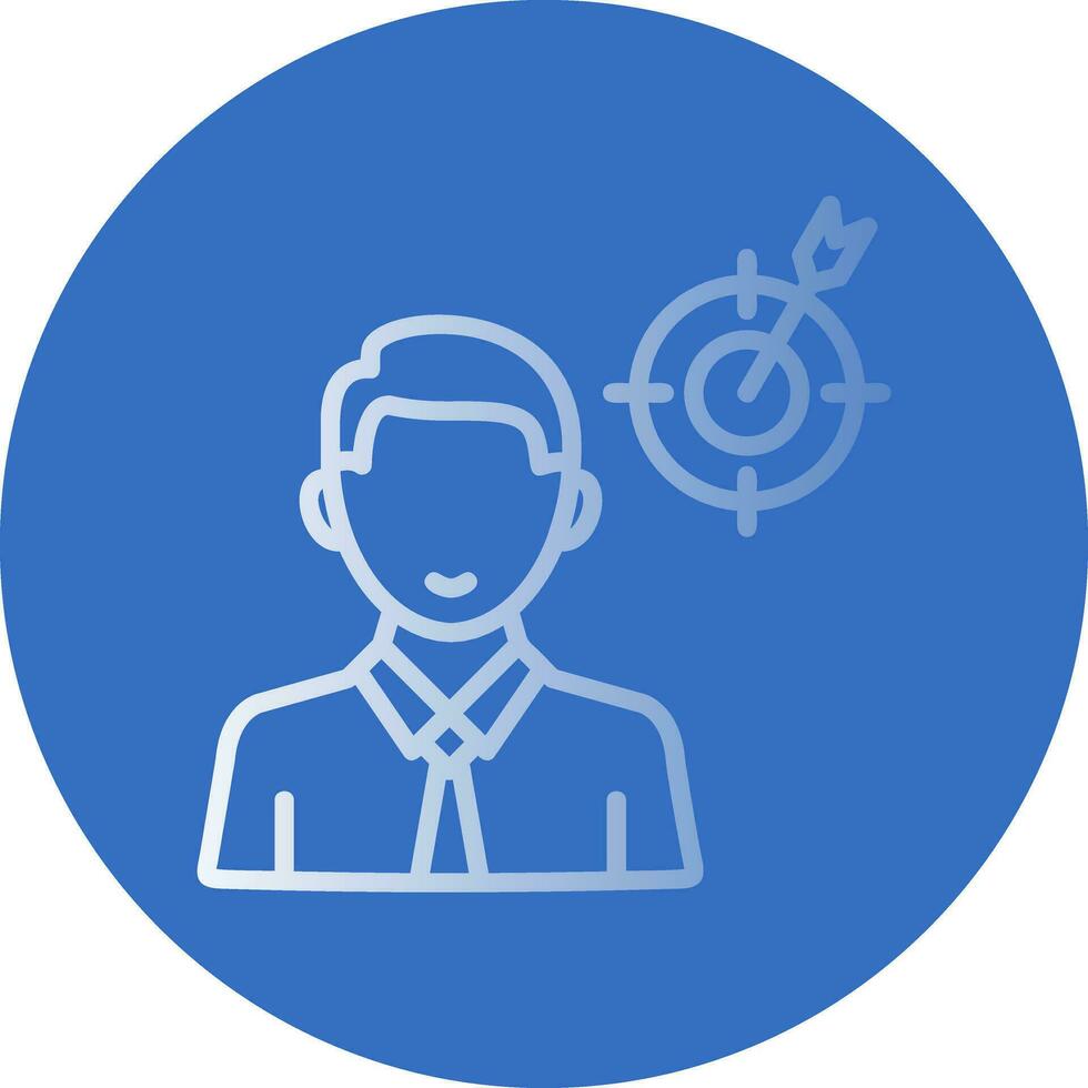 Customer Focus Vector Icon Design