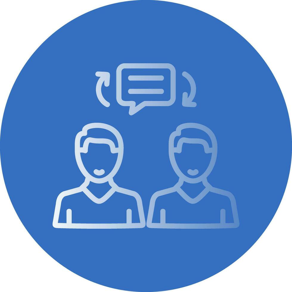 Coaching and Mentoring Vector Icon Design
