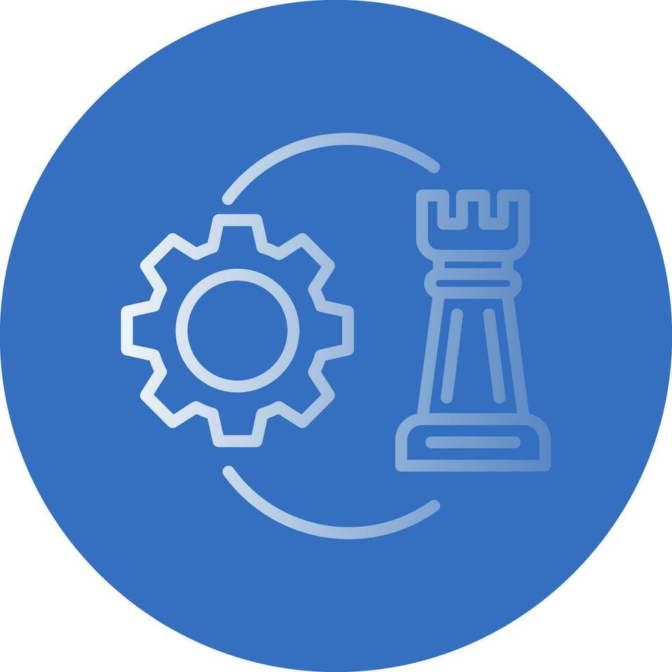 Strategic Execution Vector Icon Design
