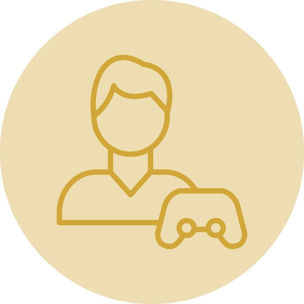 Gamer Vector Icon Design