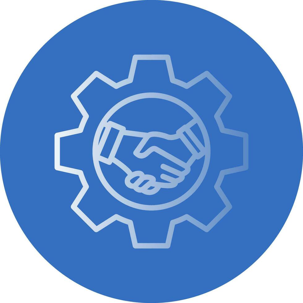 Strategic Partnerships Vector Icon Design