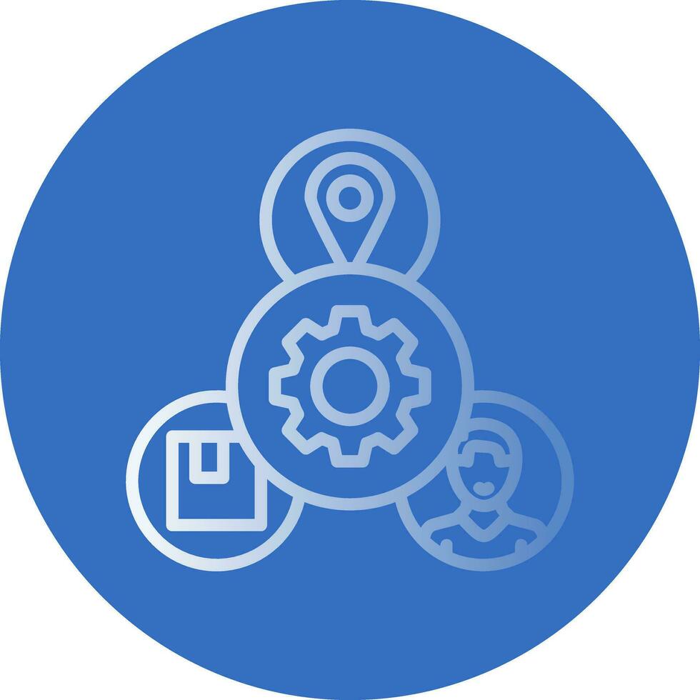 Supplier Management Vector Icon Design