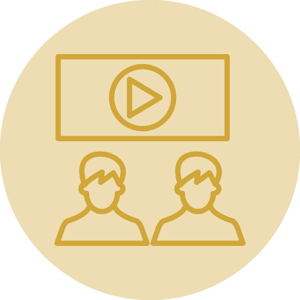 Viewership Vector Icon Design