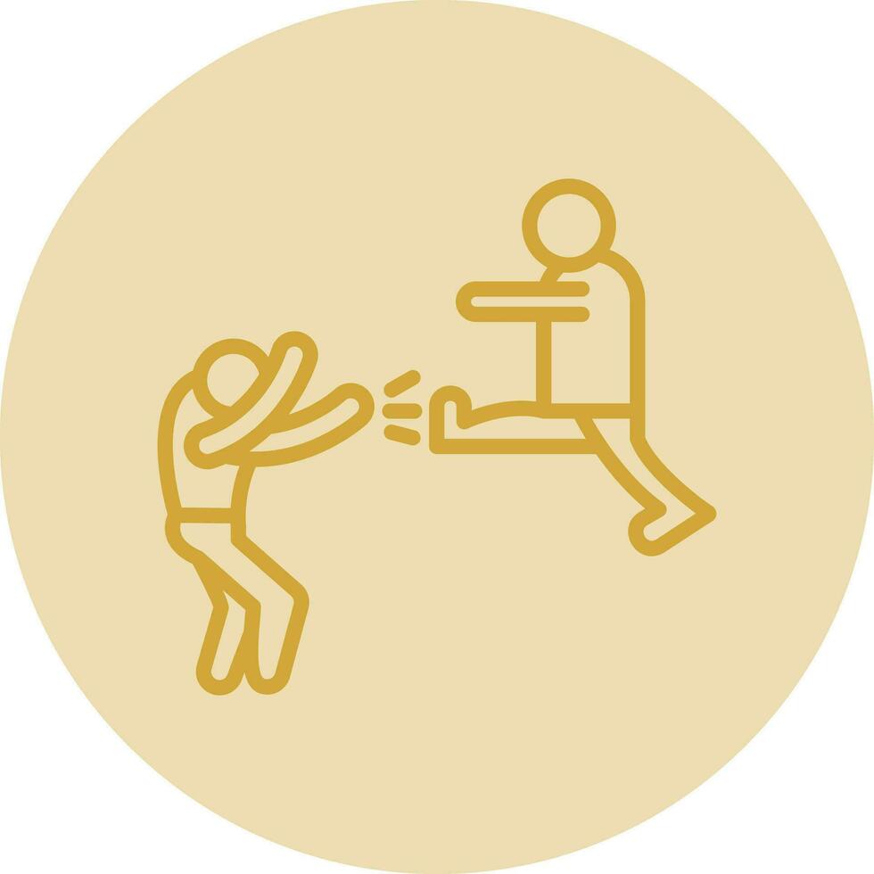 Fighting Vector Icon Design