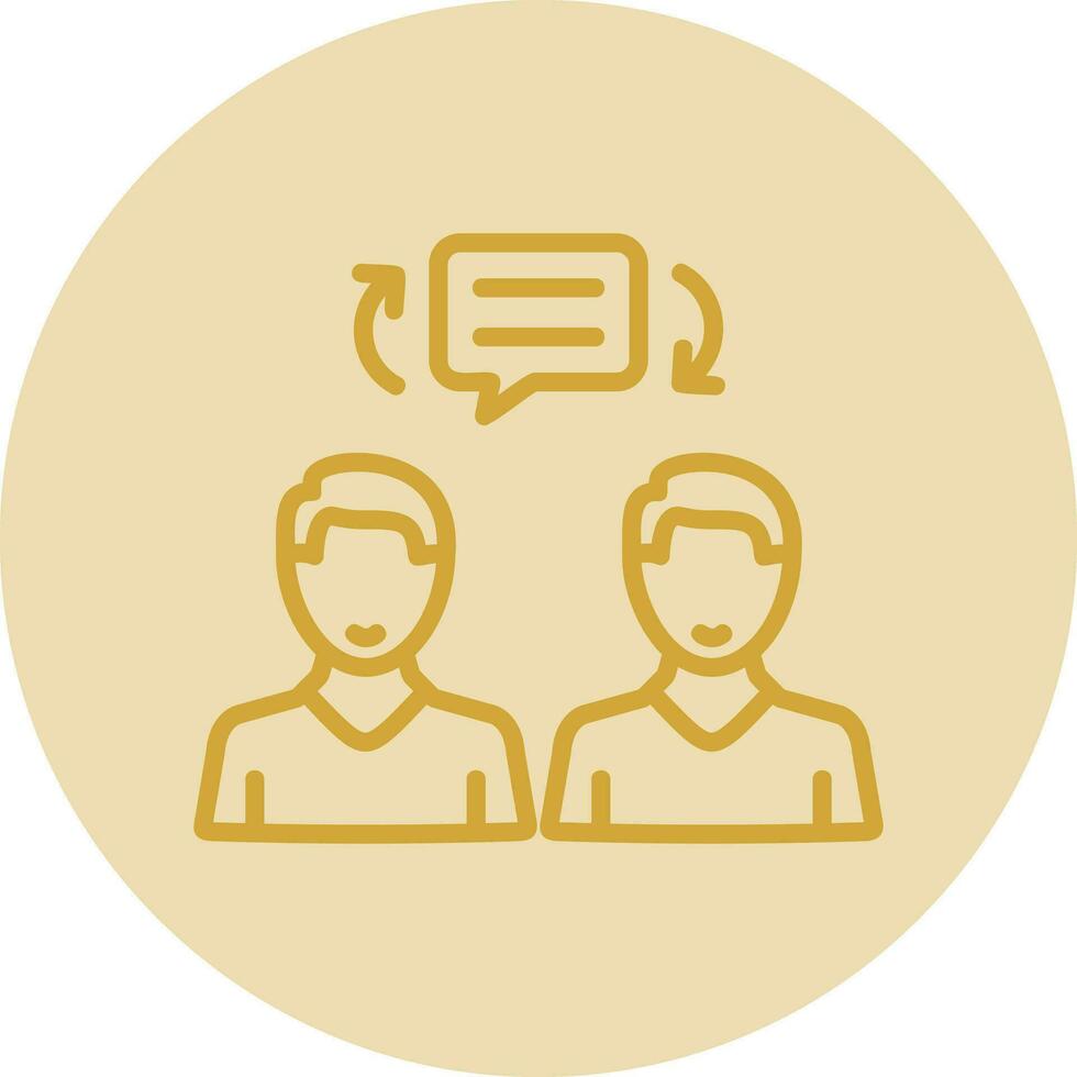 Coaching and Mentoring Vector Icon Design