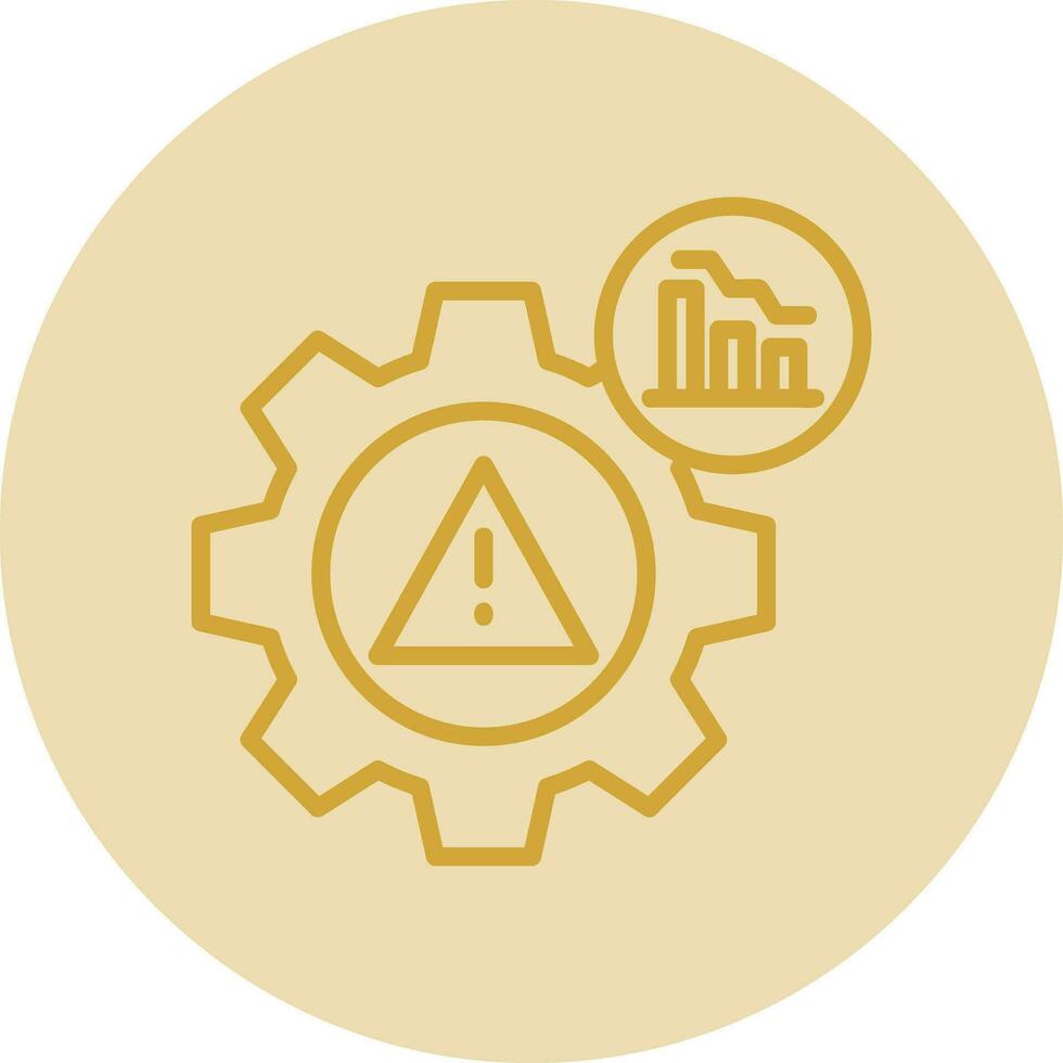 Risk Mitigation Vector Icon Design